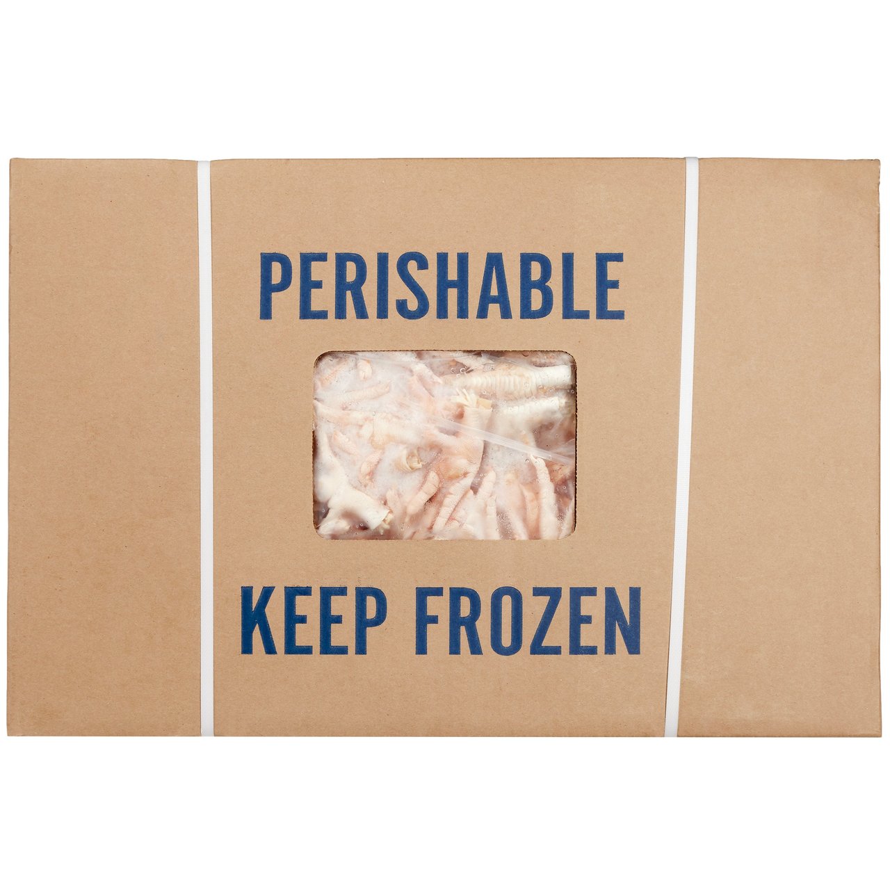 Frozen Chicken Paws, Grade A Case (44 lbs) - Image 1