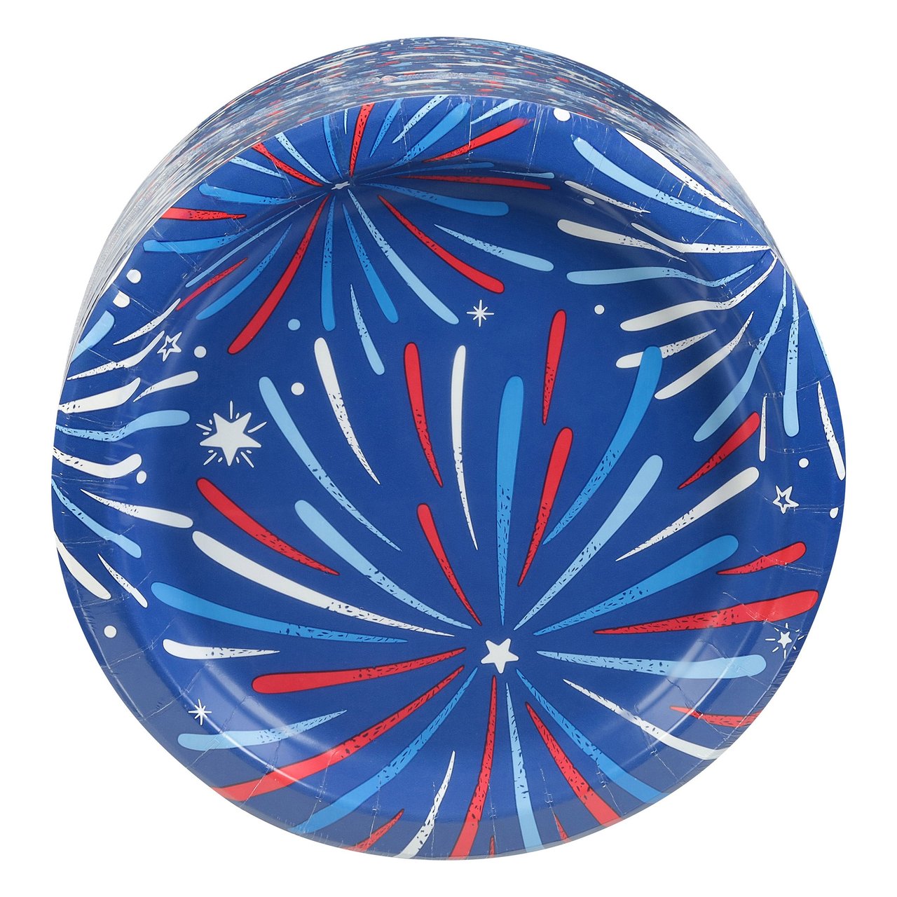 Pizazz Patriotic Paper Plates, 10", 100 Count - Image 1