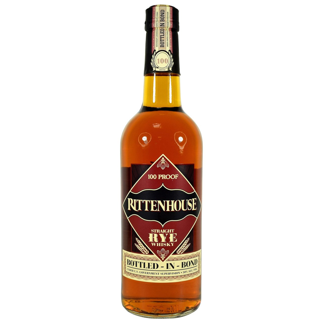 Rittenhouse Straight Rye Whiskey Kentucky 750ML