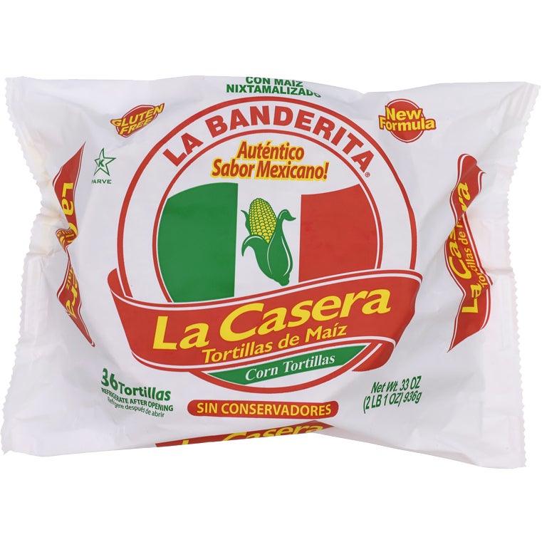 La Banderita La Casera Corn Tortillas, 36 CT - Image 1