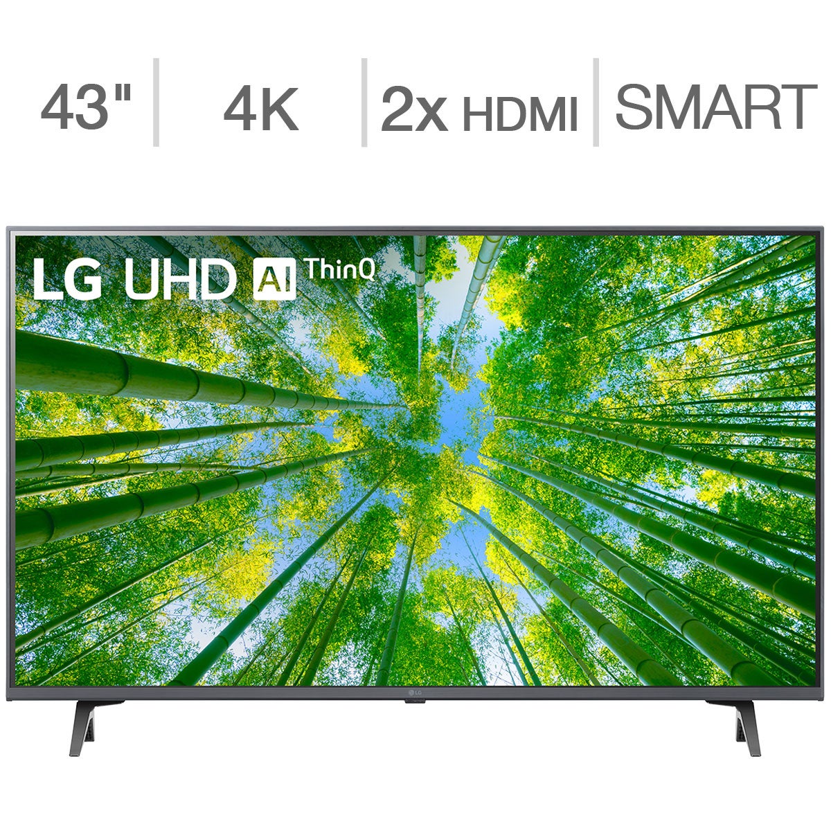 LG 43" Class (42.5" Diag) 4K UHD LED LCD Smart TV - 43UQ8000AUB