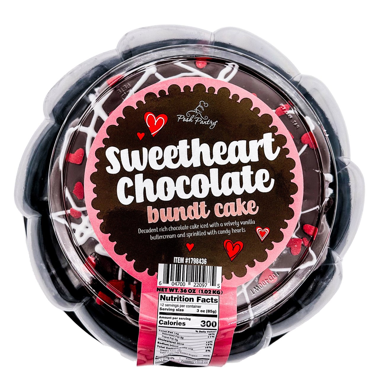Posh Pantry Chocolate Cake 36 Ounces - Image 1