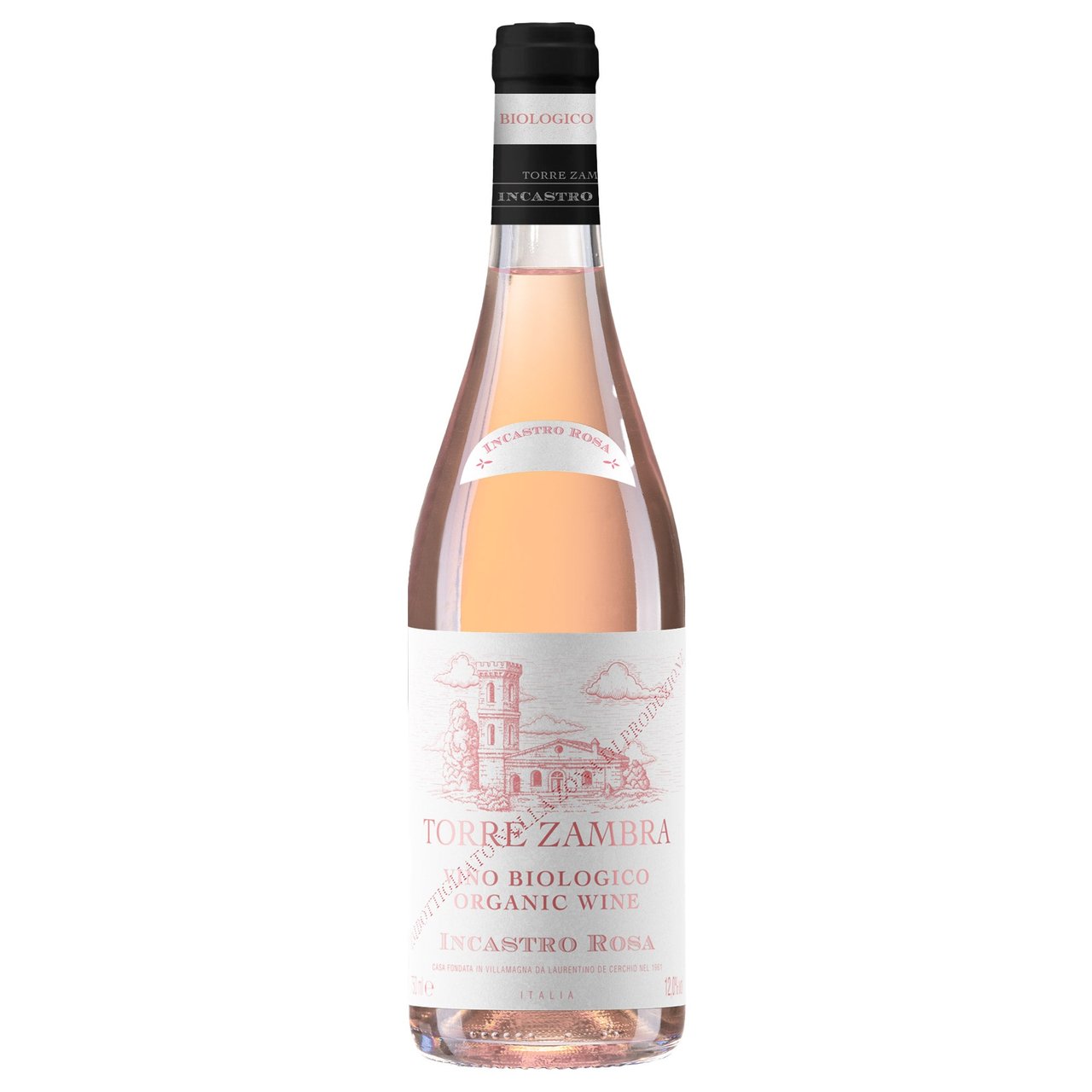 Torre Zambra Incastro Rosa Italy 750ML - Image 1