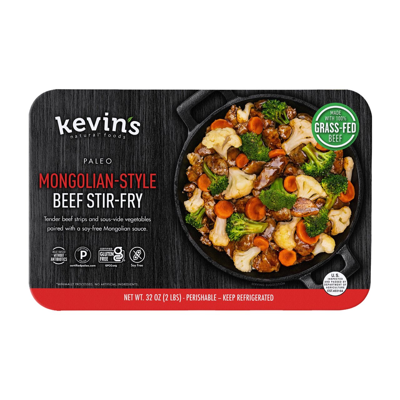 Kevin's Mongolian Style Beef 32 oz - Image 1