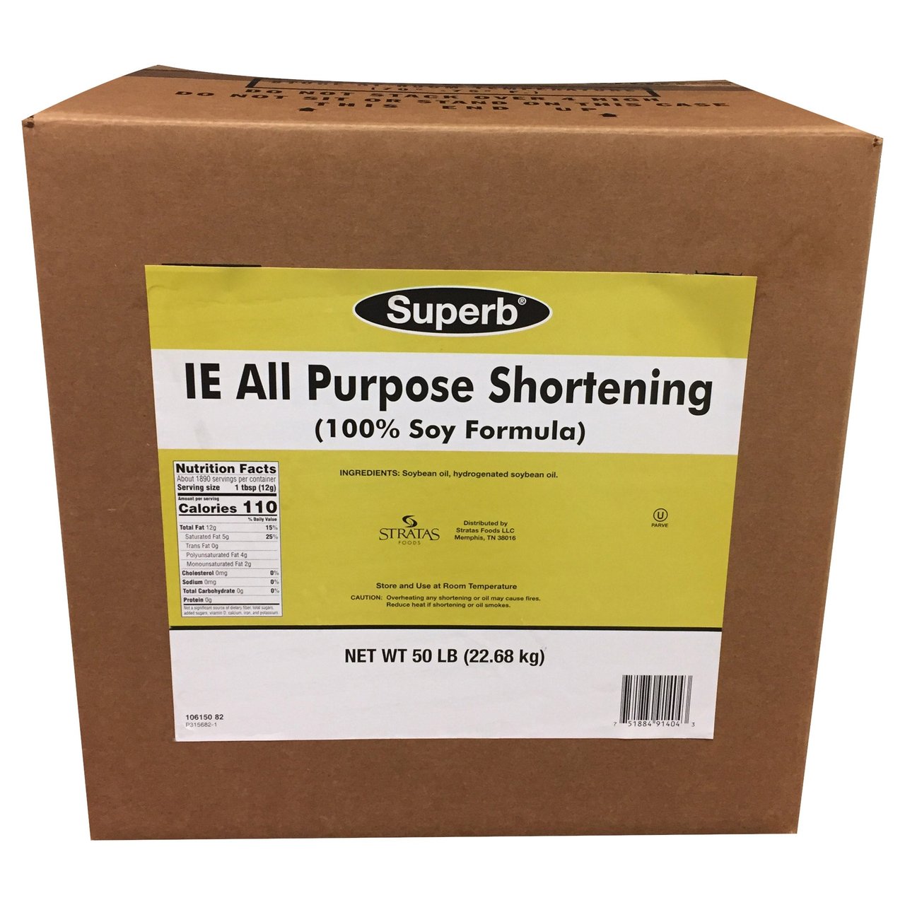 IE All Purpose Soy Donut Fry Shortening, 50 Pound - Image 1