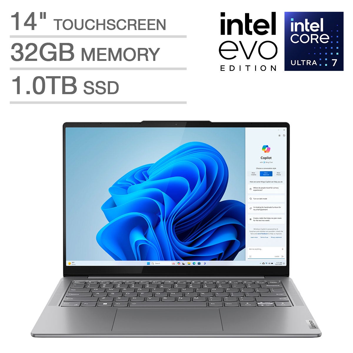 Lenovo Slim 7i 14" IdeaPad Laptop Intel Evo Platform - Image 1