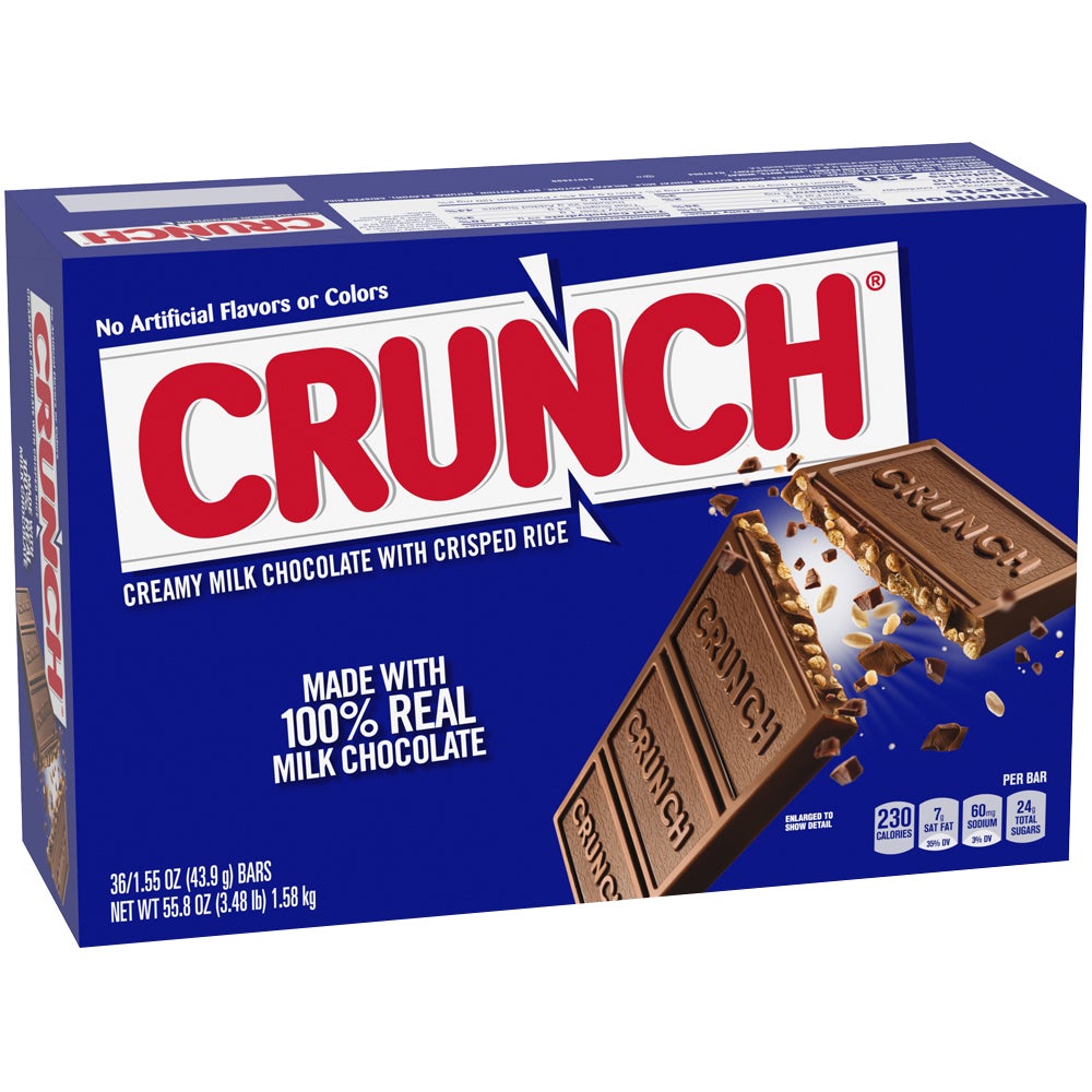 Nestlé Crunch Candy Bar, 1.55 oz, 36-Count - Image 1