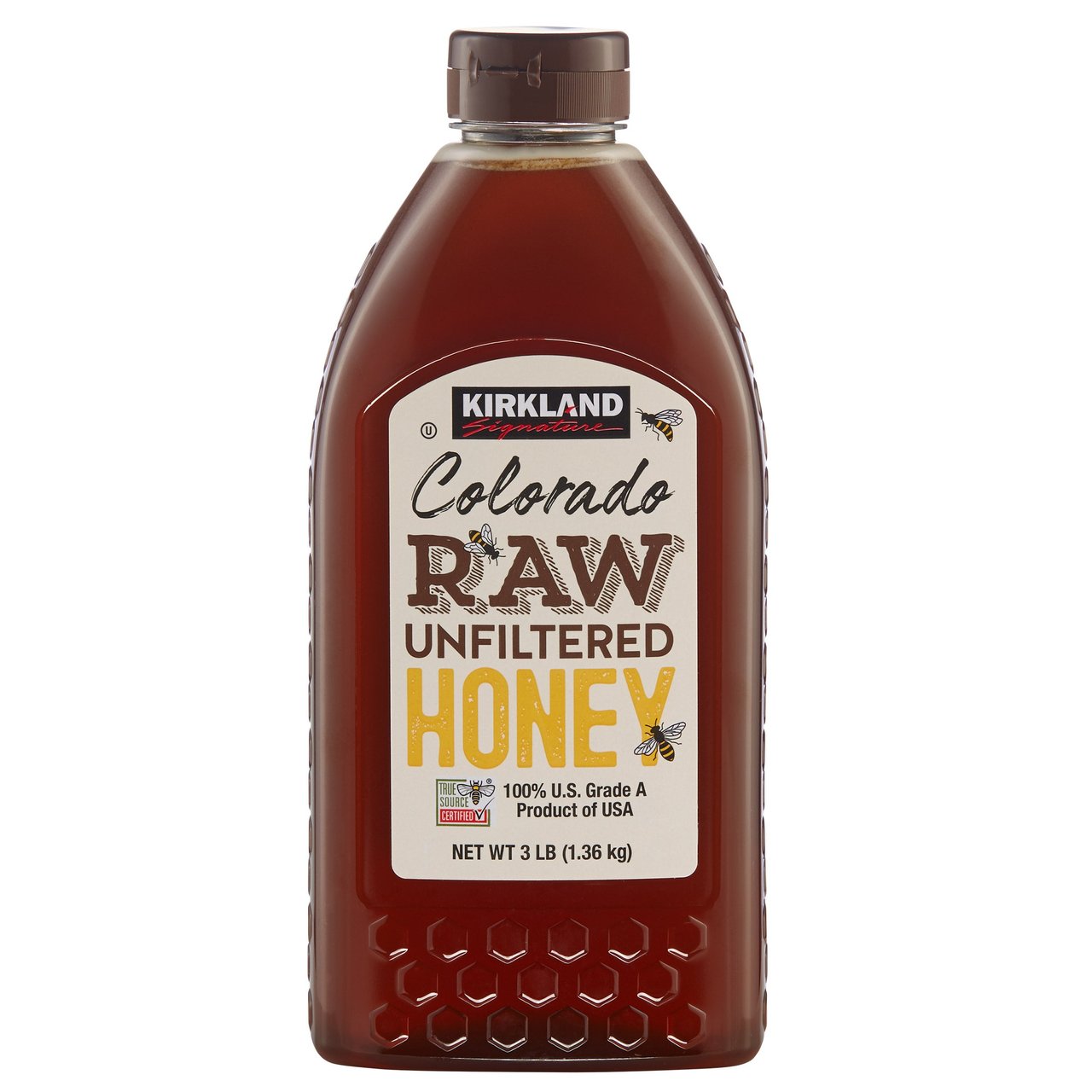 Kirkland Signature Local Colorado Raw & Unfiltered Honey 48 oz - Image 1