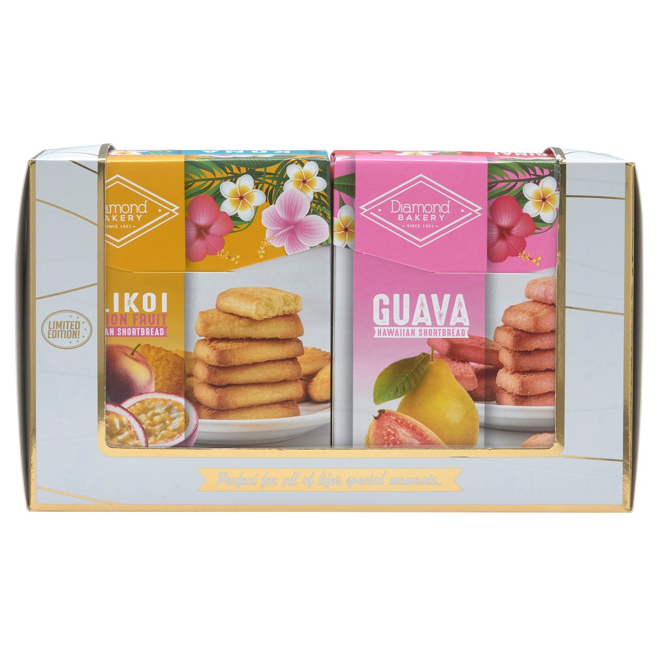 Diamond Bakery Hawaiian Shortbread Box, 4 x 4.4 oz - Image 1