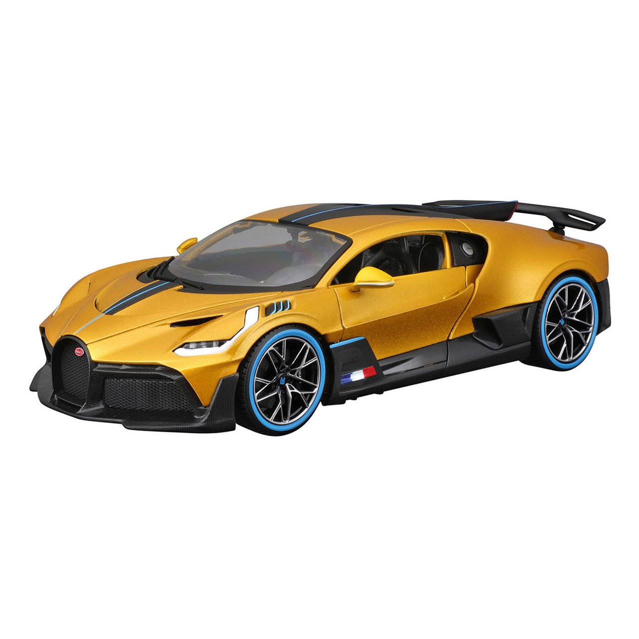 Bugatti Divo 1:18 Scale Diecast Model Car - Metallic Gold Special Edition - Image 1