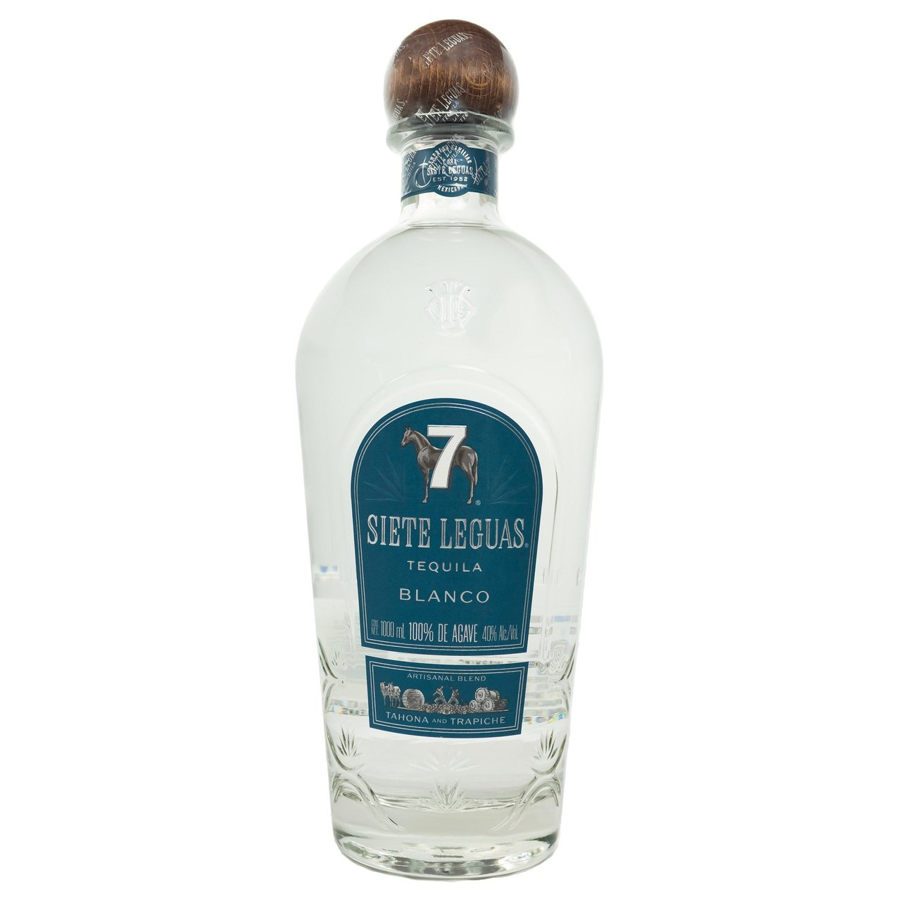 Siete Leguas Tequila Blanco Mexico 1L - Image 1
