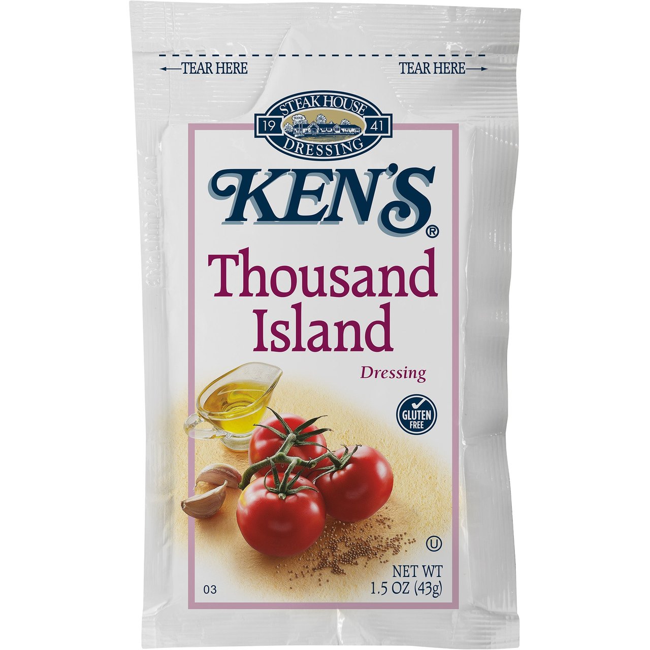 Ken's Deluxe Thousand Island Dressing Single-Serve Pouches - Image 1