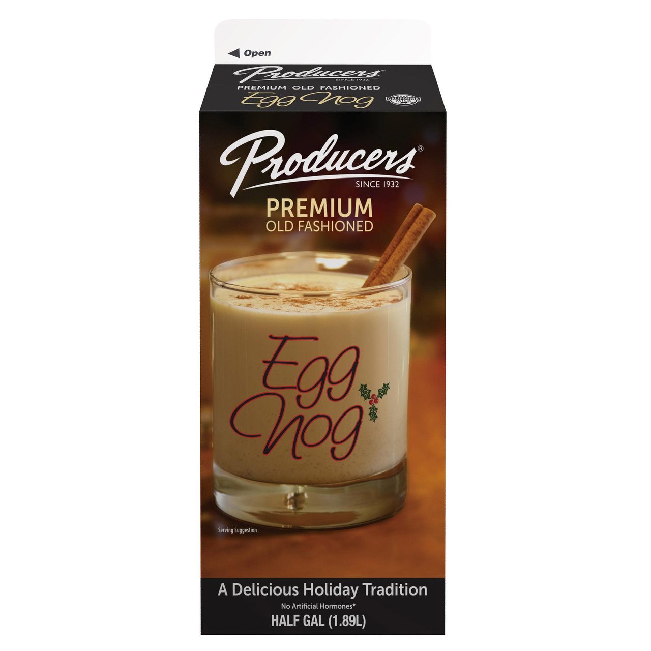 Producers Egg Nog, 64 Ounces