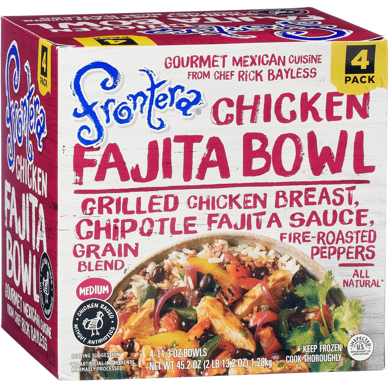 Frontera Fajita Bowl 4/11.3-Ounce Bowls