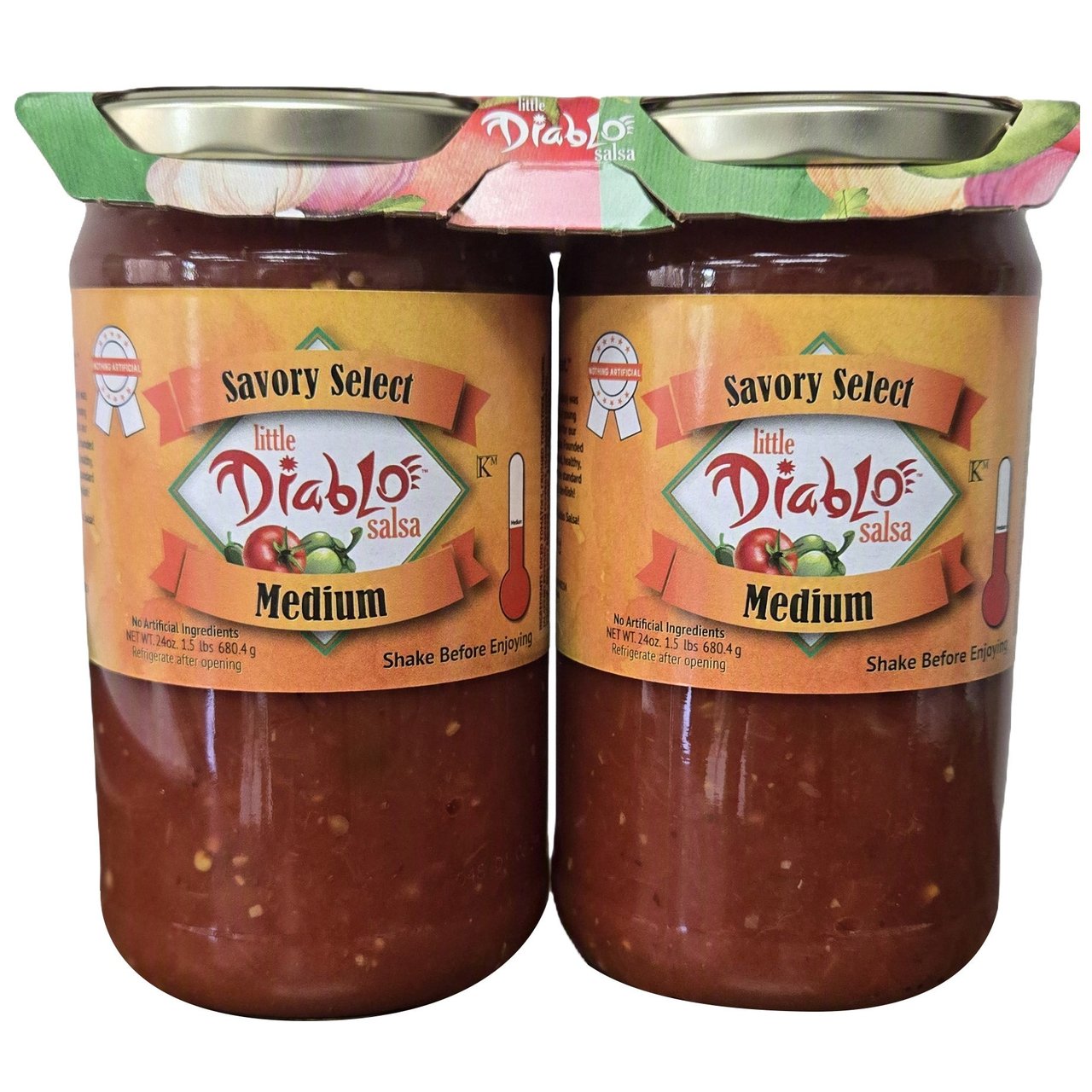 LITTLE DIABLO SALSA 2/24 OZ JARS - Image 1