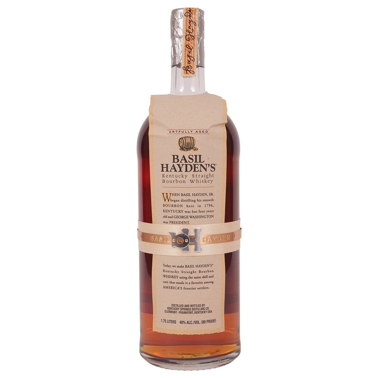 Basil Hayden Kentucky Straight Bourbon Whiskey 1.75L - Image 1