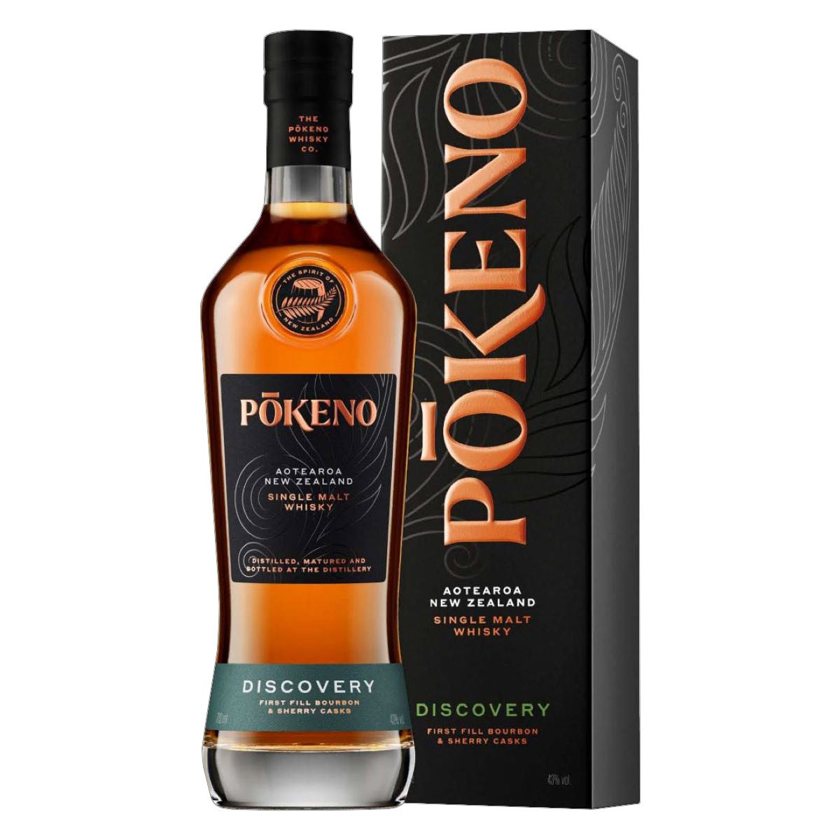 Pōkeno Discovery New Zealand Single Malt Whisky 700ml