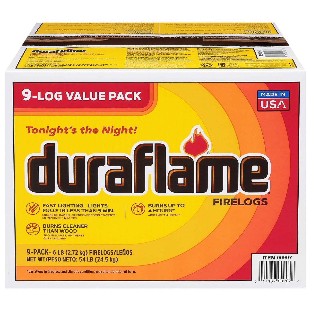 Duraflame Firelogs 9/6 Pound Logs - Image 1