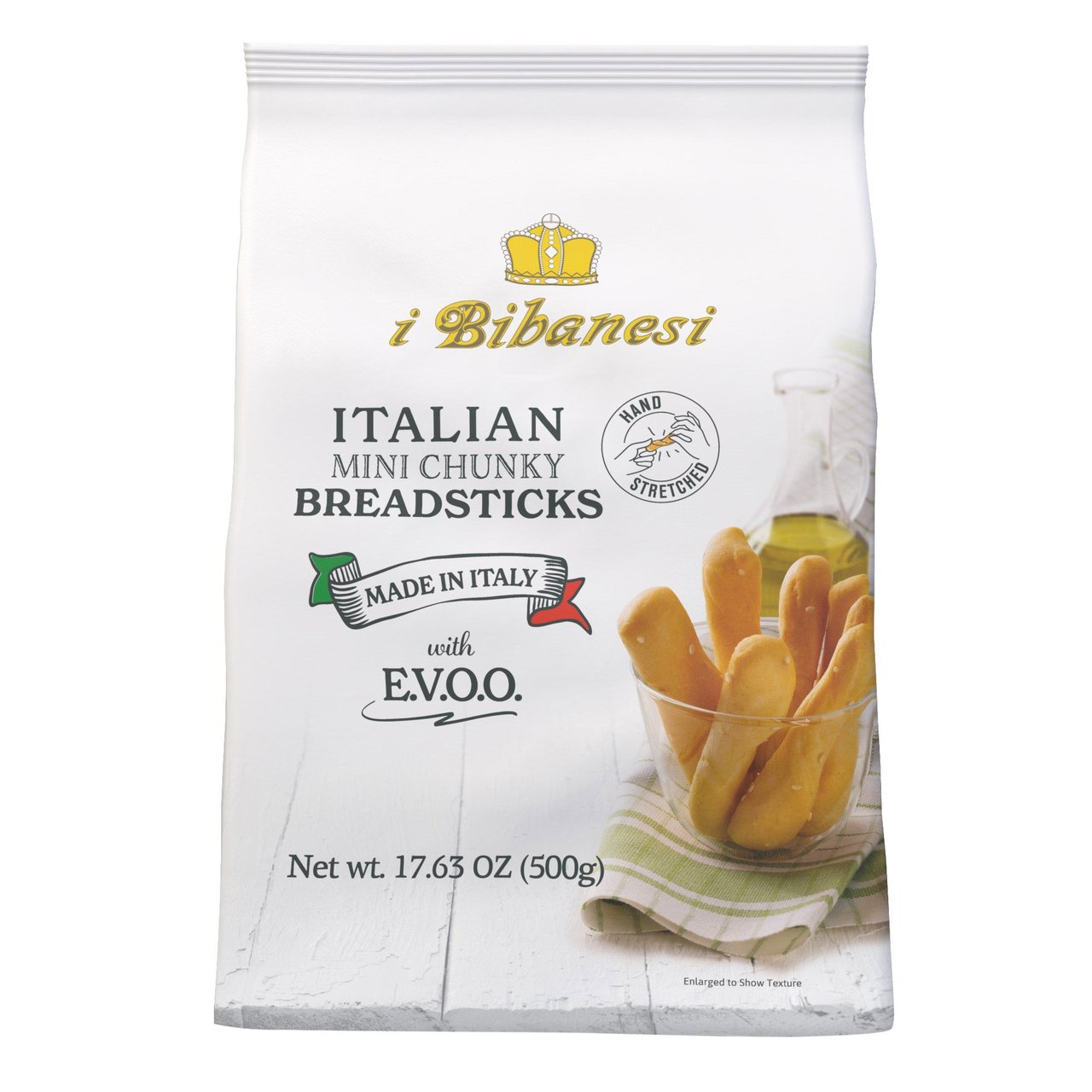i Bibanesi Italian Mini Chunky Breadsticks, 17.6 Ounces - Image 1