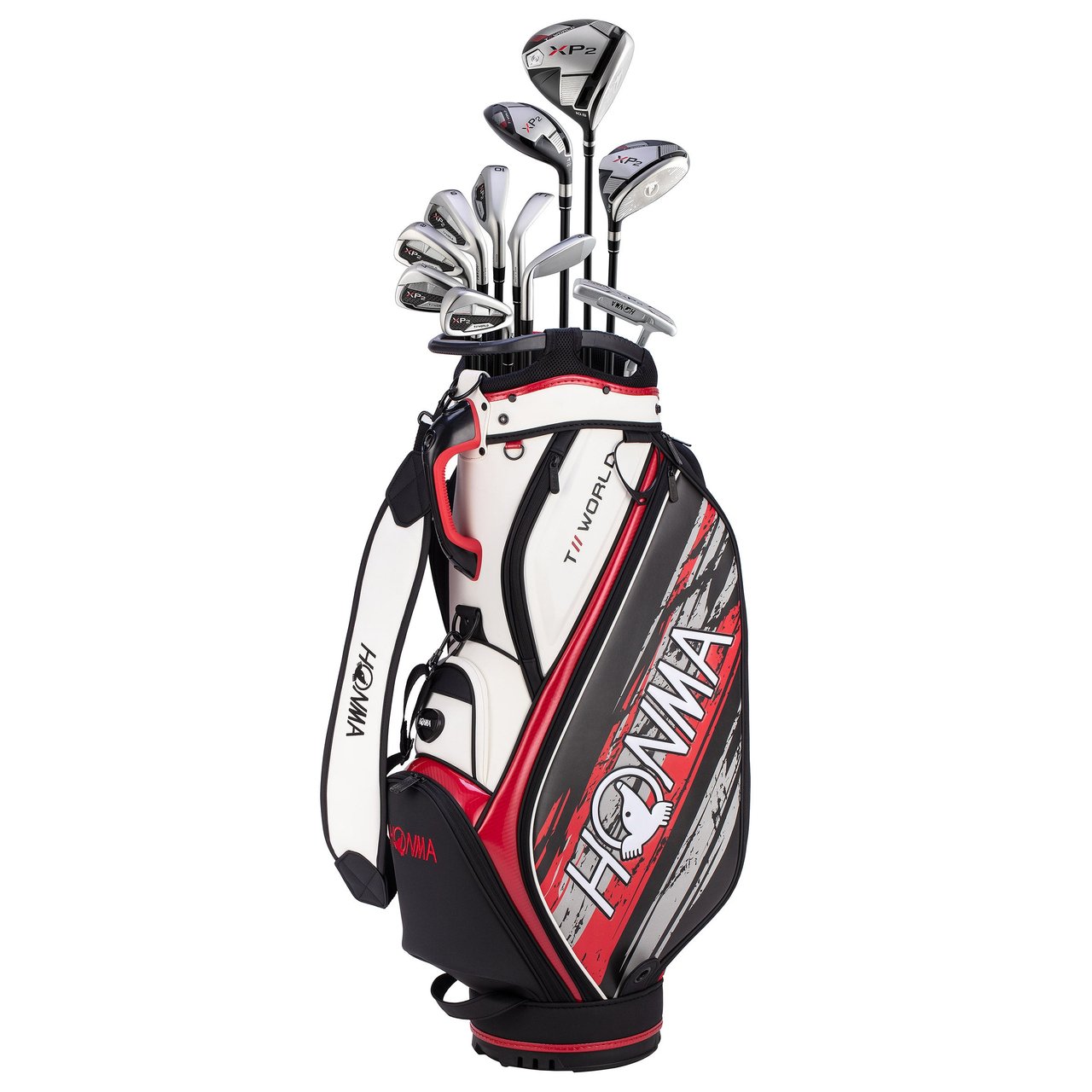 HONMA T//WORLD XP-2 Men's Stiff Flex 11-Piece Golf Club Set, Right Handed - Image 1
