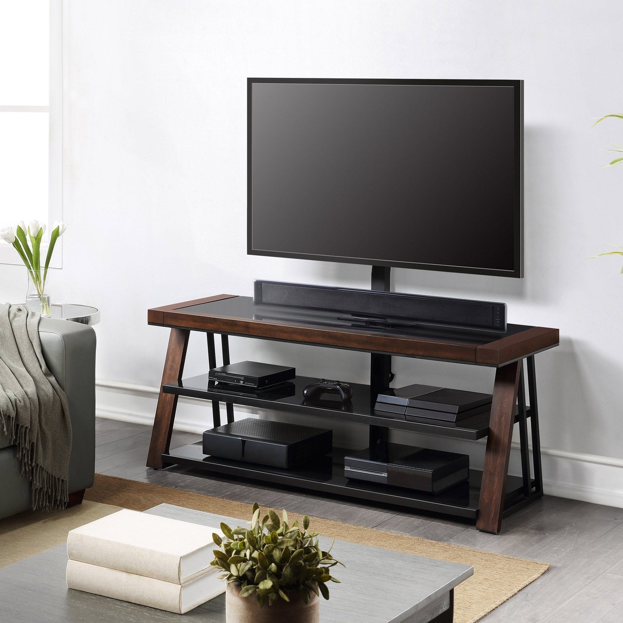 Harlowe 56" 3-in-1 TV Stand - Image 1