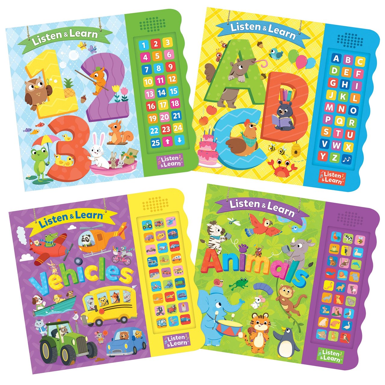 27-Button Listen & Learn Sound Books (Assorted Titles)