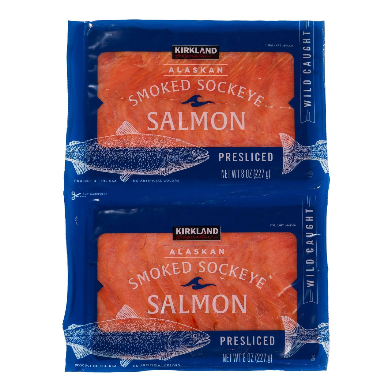 Kirkland Signature Wild Smoked Salmon, 2/8 Ounce Packages