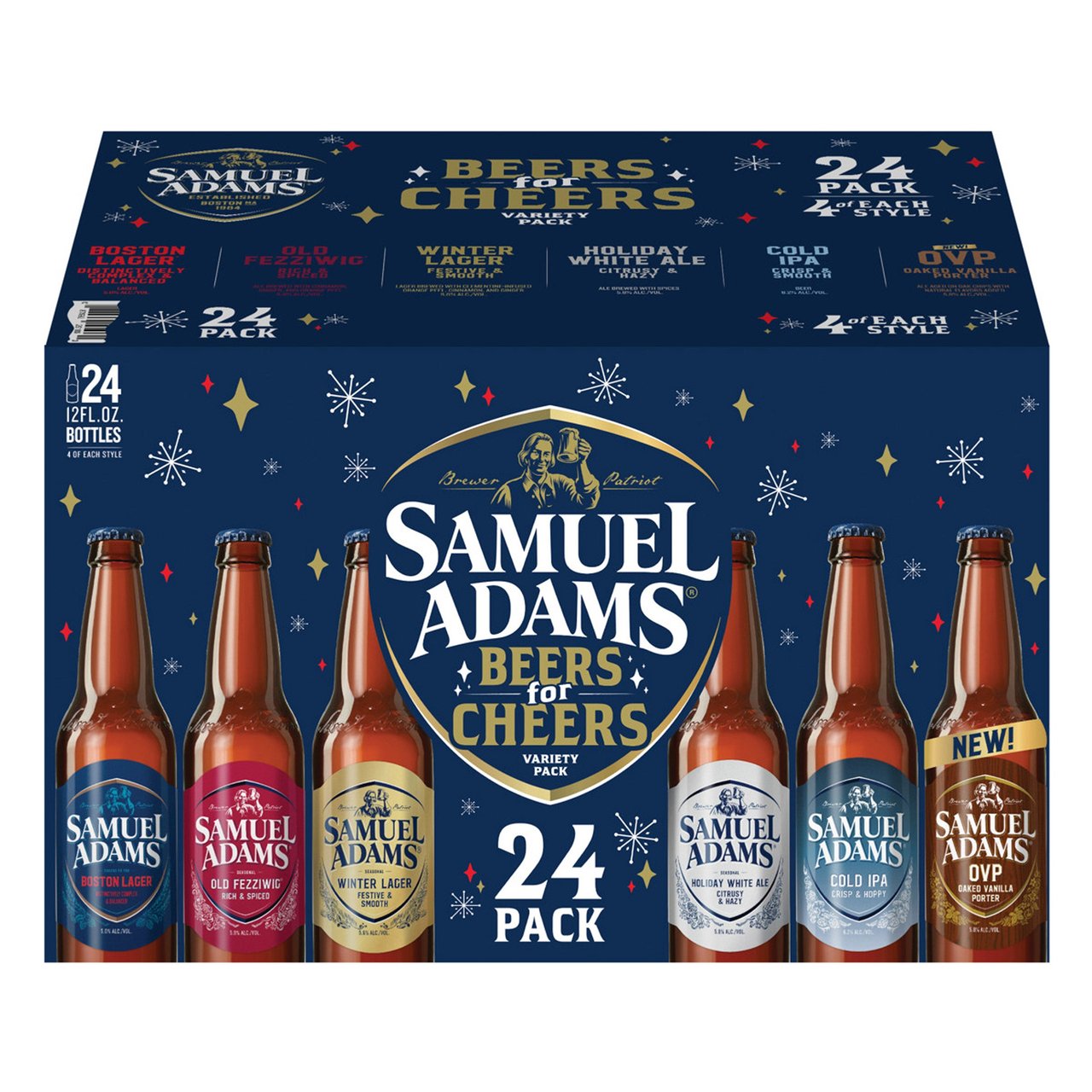 Samuel Adams Winter Classics Variety Pack 24/12 oz Bottles - Image 1