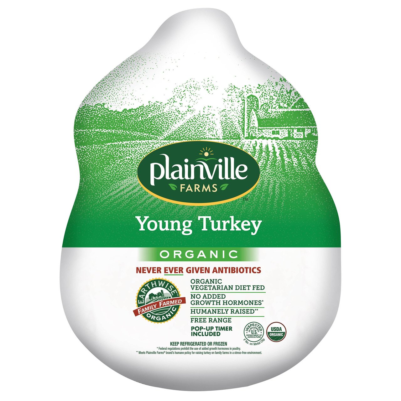 Plainville Farms Organic Tom Turkey Per Lb - Image 1