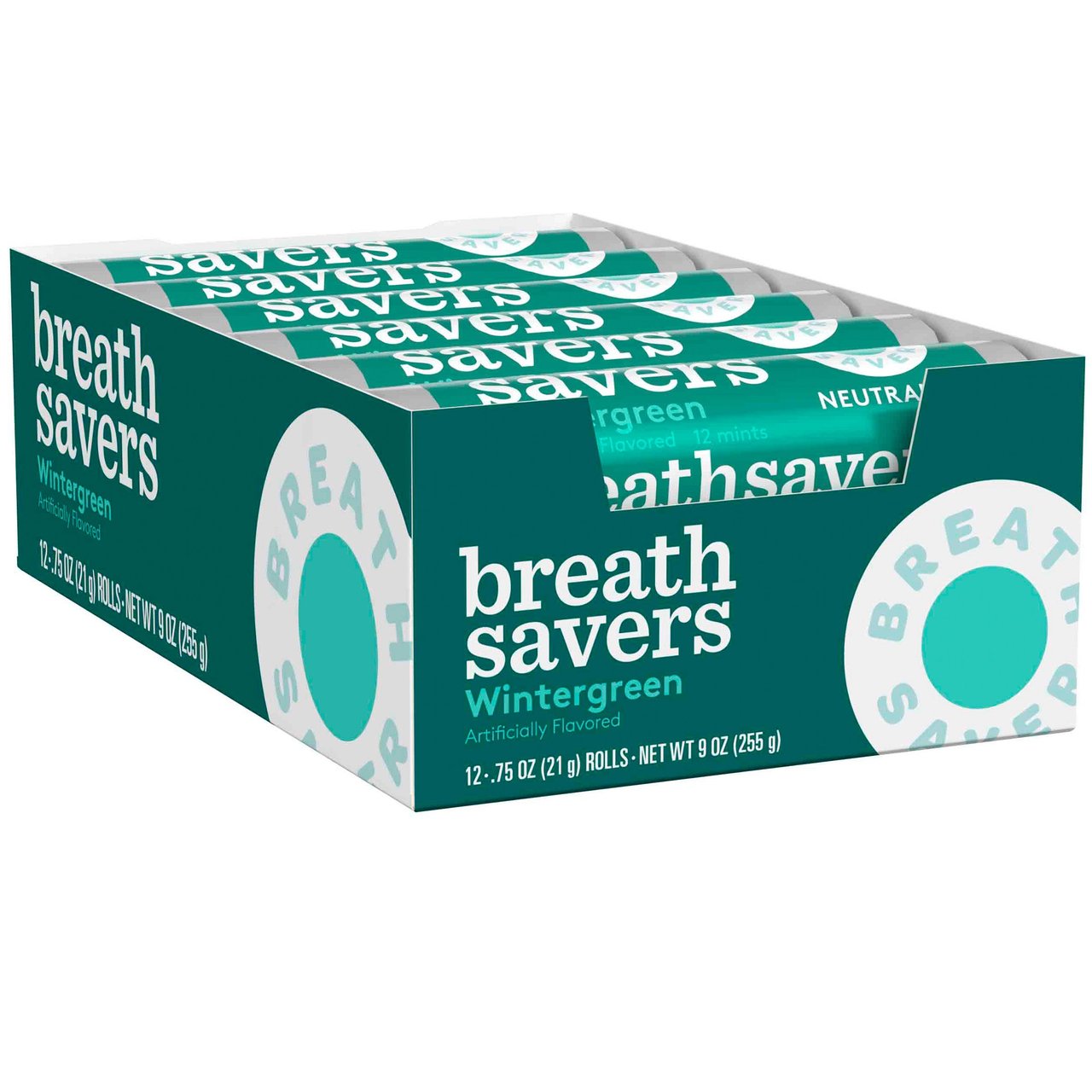 Breath Savers Wintergreen Sugar-Free Mints, 24 CT - Image 1
