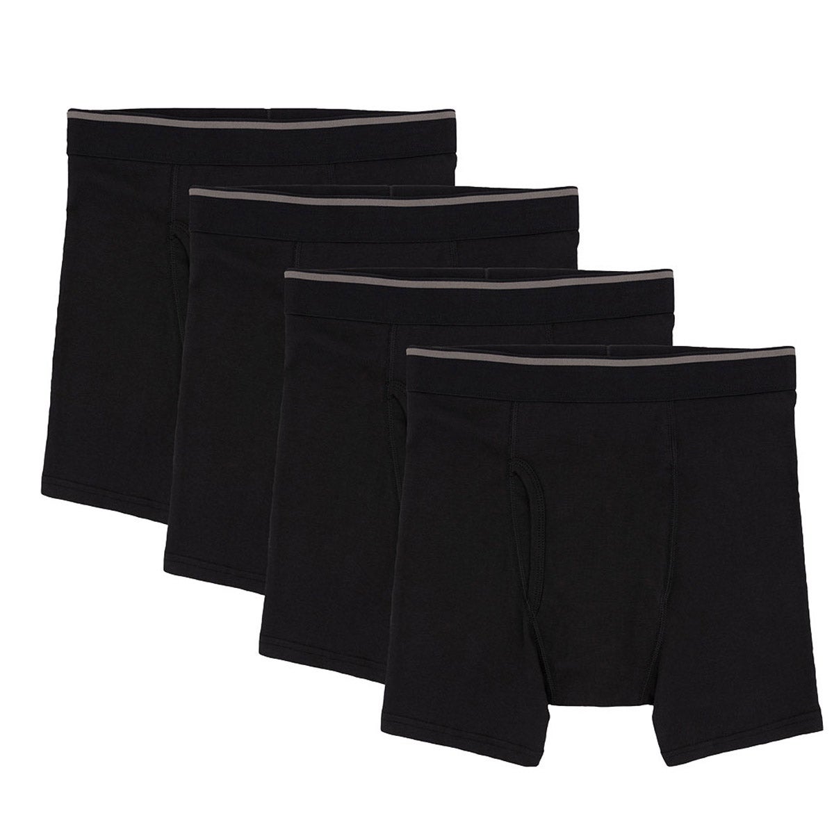 Kirkland Signature Men's Supima Cotton Boxer Brief 4-Pack