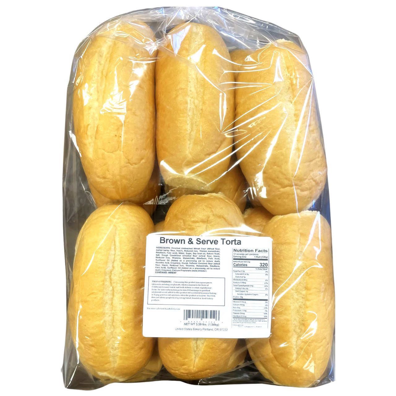 Franz Torta Bread, 12 ct