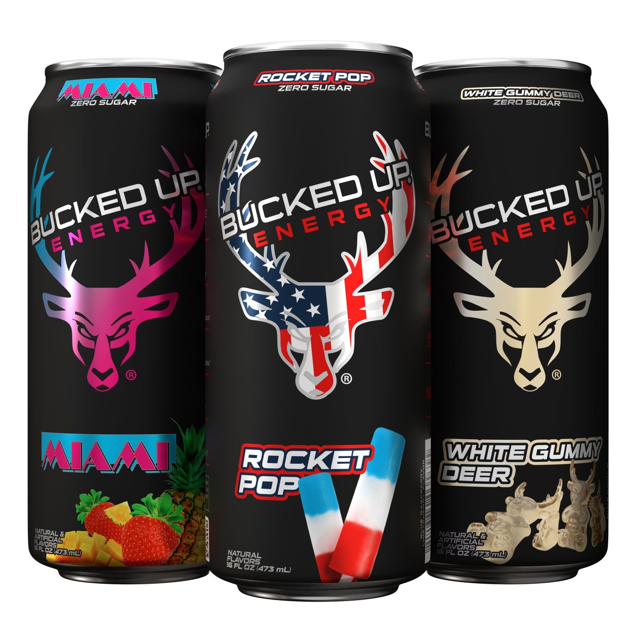 Bucked Up Energy Variety Pack, 15 Count, 16 FL OZ - Image 1