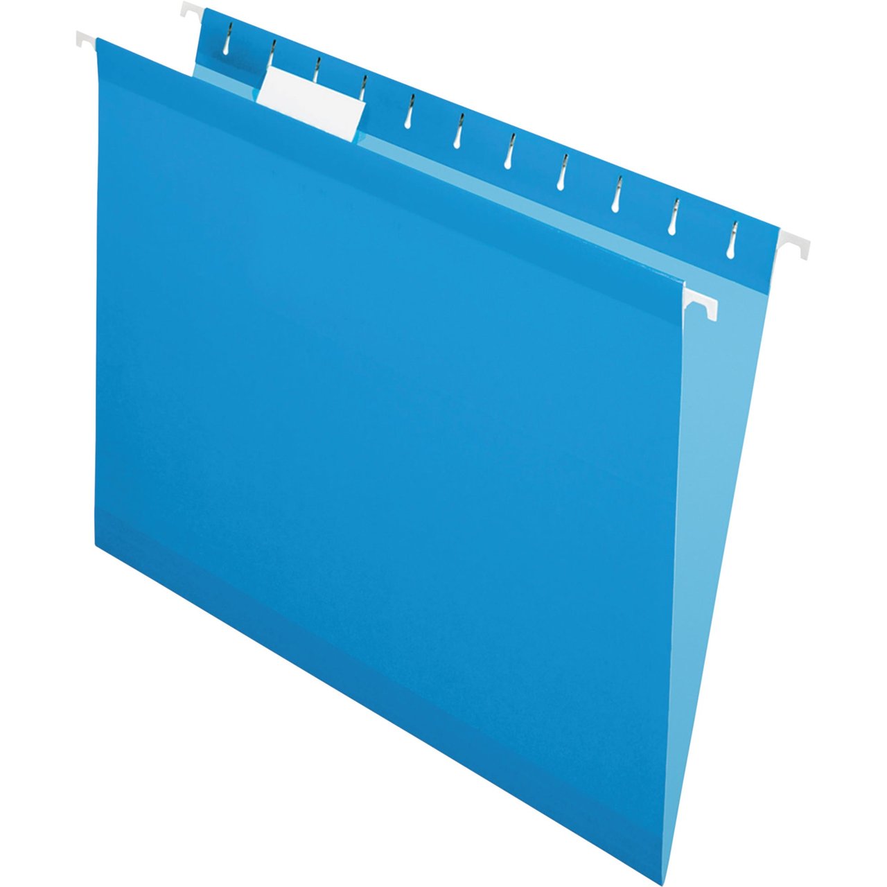 Pendaflex Blue Reinforced Hanging File Folders, Letter Size, 1/5-Cut Tab, 25-Count