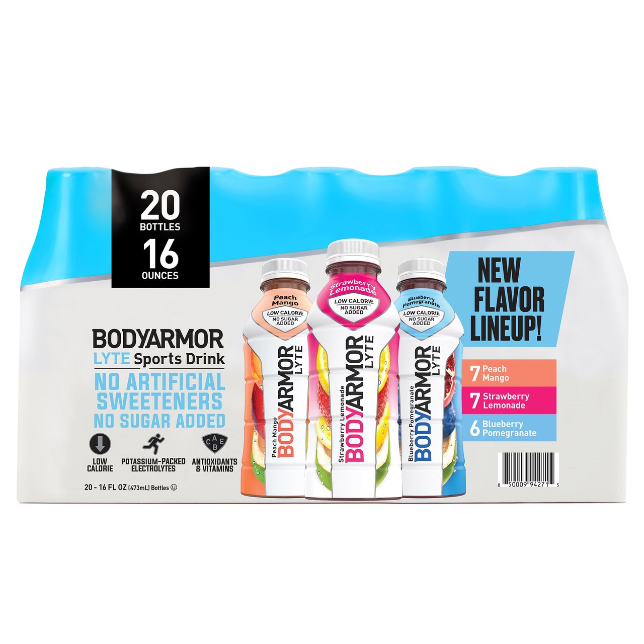 BODYARMOR Lyte Sports Drink Variety Pack, 20/16 oz - Image 1