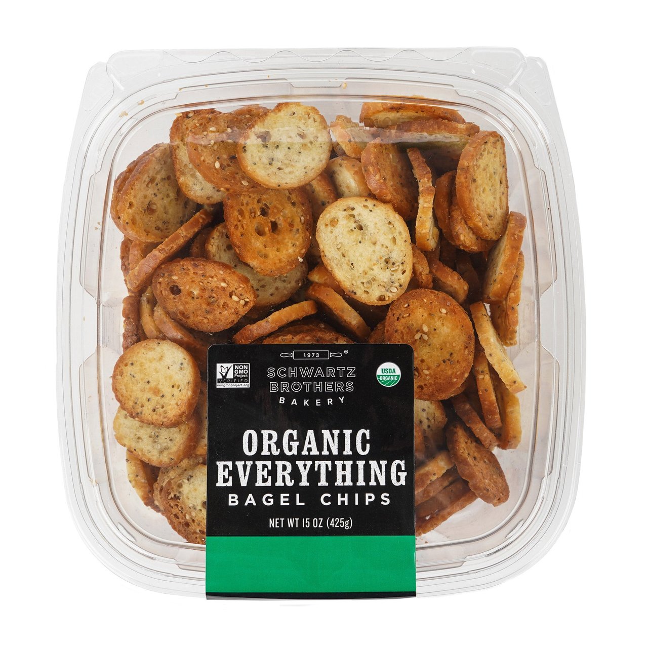 Organic Schwartz Everything Bagel Chips 15 Ounces - Image 1