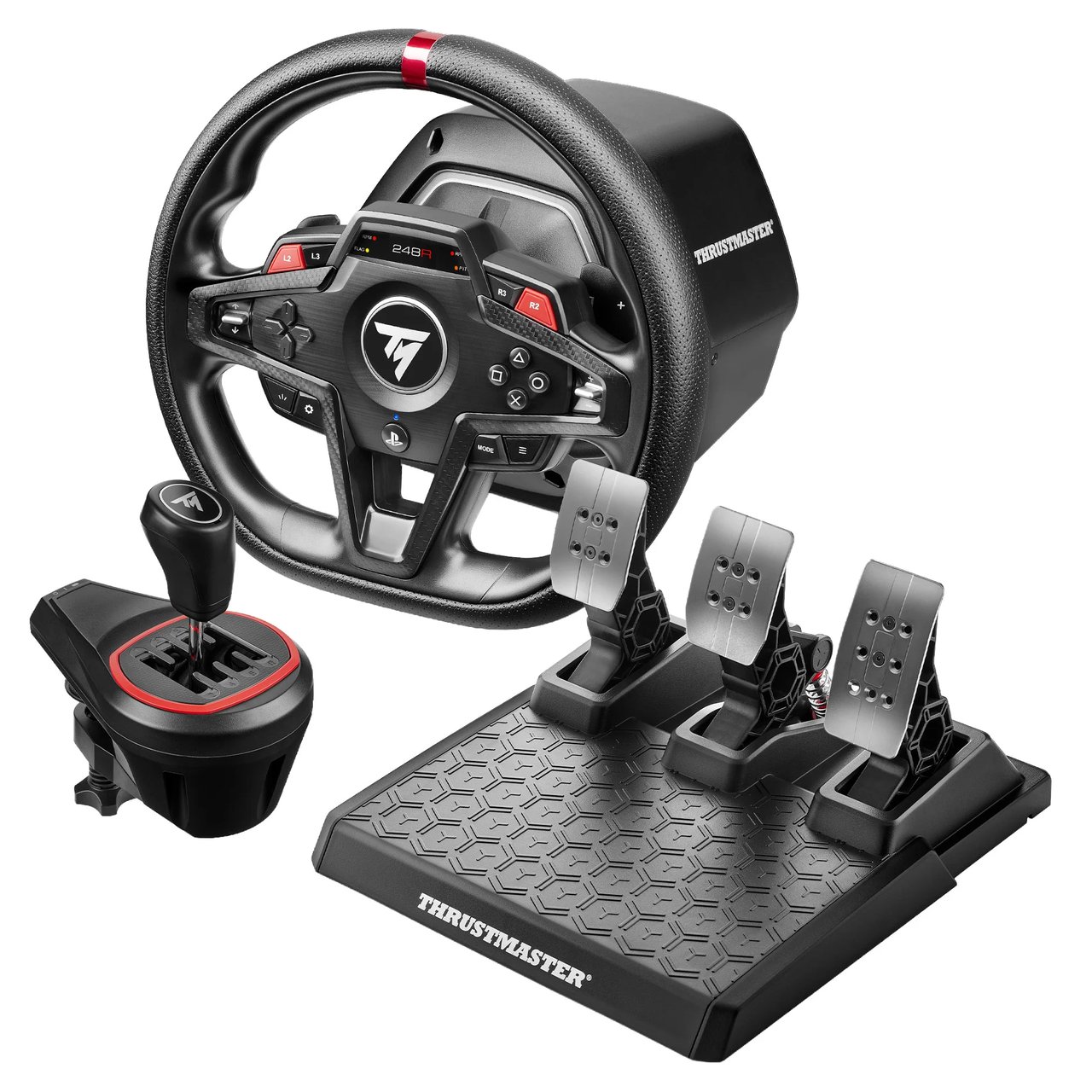 THRUSTMASTER T248R RACING WHEEL & PEDALS FOR PC & PLAYSTATION - Image 1