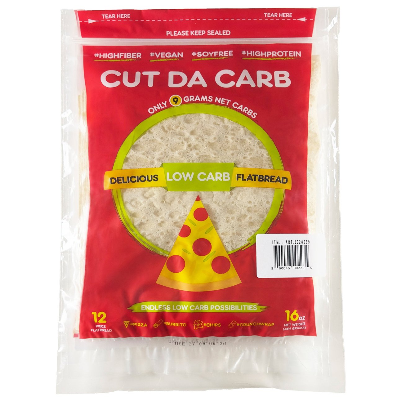 Cut Da Carb Flatbread 24 CT - Image 1