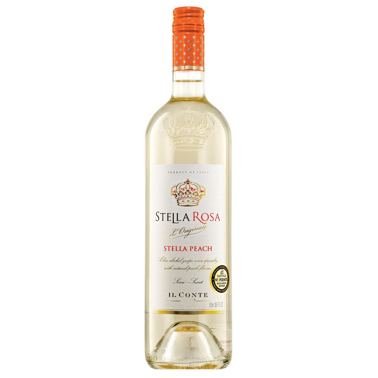 Stella Rosa Il Conte Peach Piedmont, Italy 750 mL - Image 1