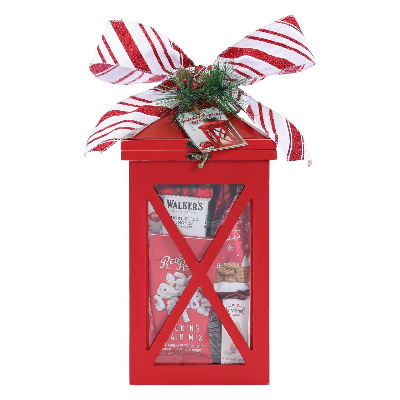 Houdini Silhouette Lantern Holiday Basket - Image 1