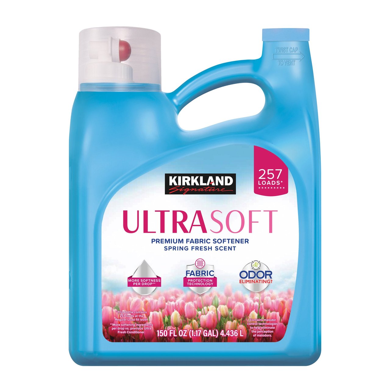 Kirkland Signature Fabric Conditioner Ultra Soft 257 Loads / 150 oz - Image 1