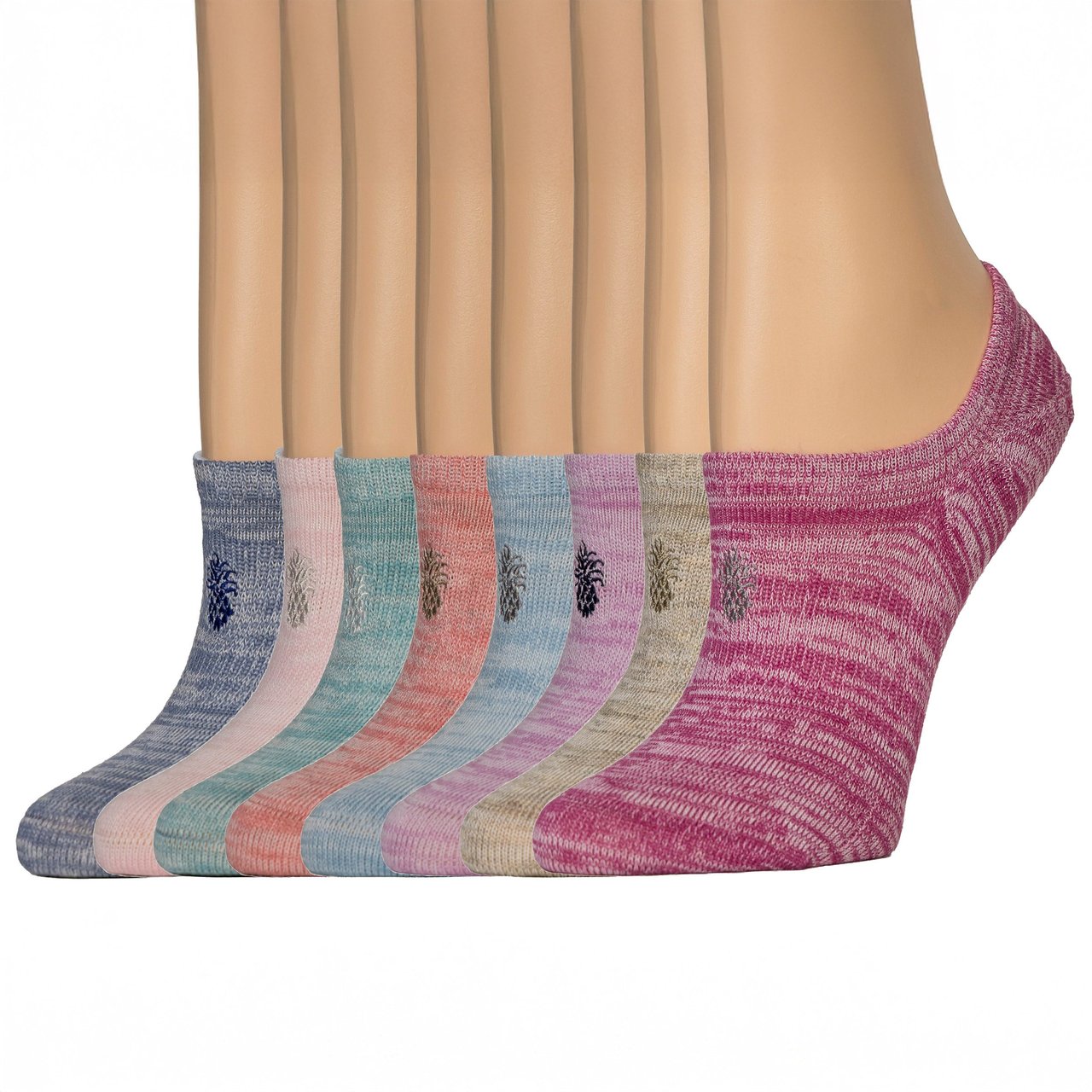 Tommy Bahama Women's Liner Sock, 8 Pairs - Image 1
