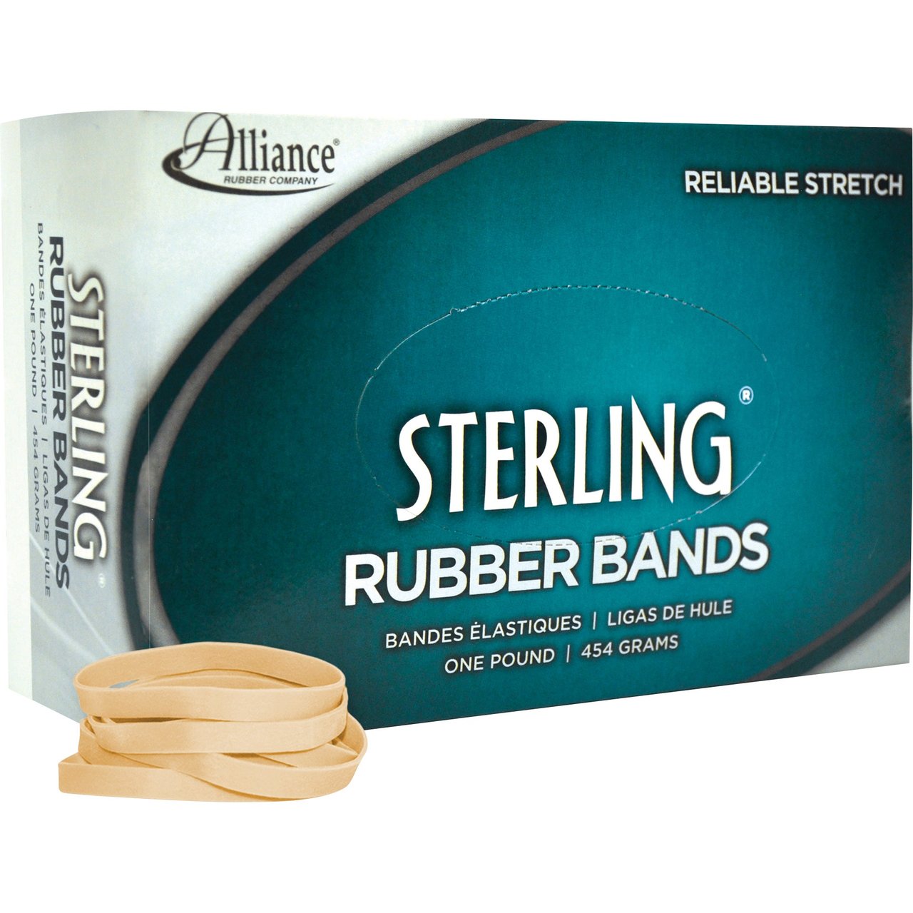 Alliance #64 Rubber Bands, 3 Boxes, 1,275 Count