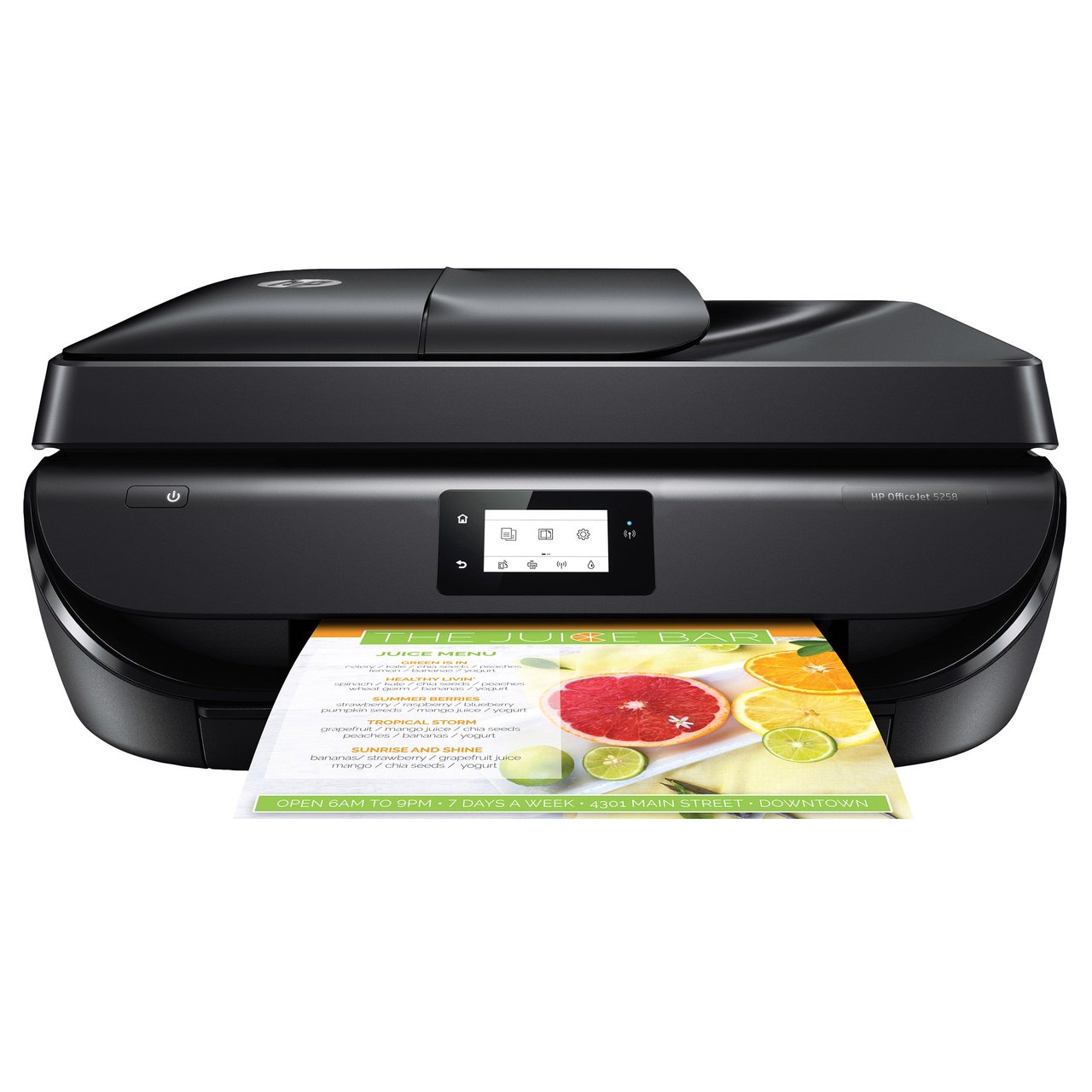 HP OfficeJet 5258/5255 Wireless All-in-One Printer - Print, Copy, Scan, Fax - Image 1