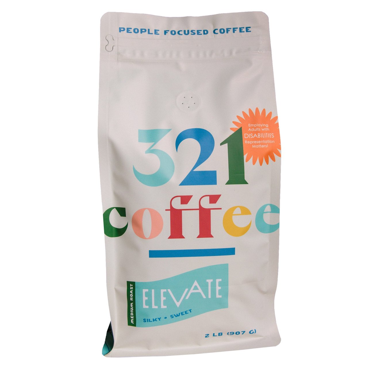 321 Coffee Elevate Medium Roast 2 LB - Image 1