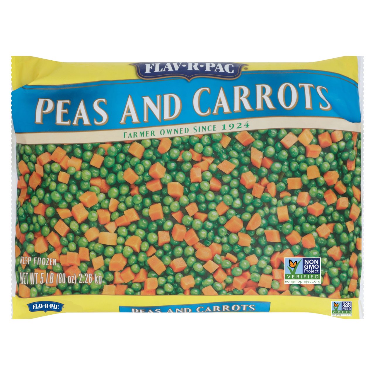 Flav-R-Pac Peas and Carrots 5 lb - Image 1