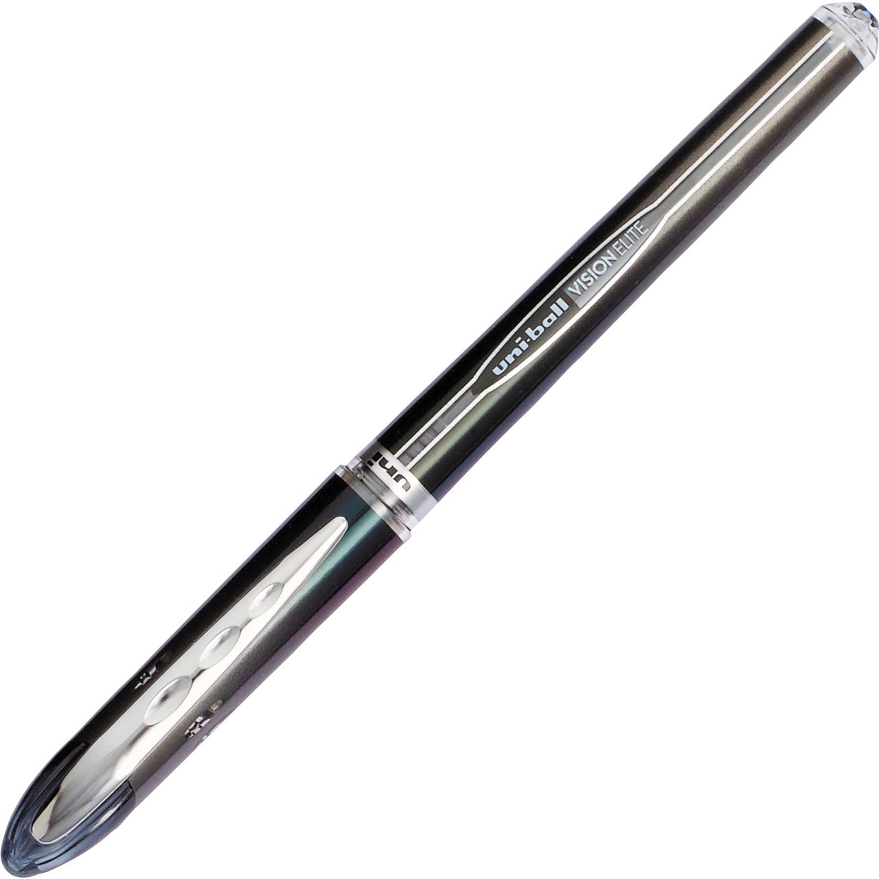 uni-ball Vision Elite Extra Fine Rollerball Pen, Black, 6-Count - Image 1