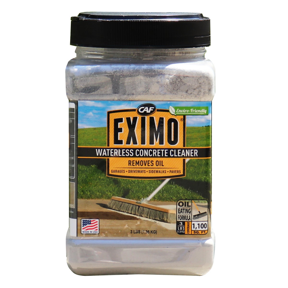CAF EXIMO WATERLESS CONCRETE CLEANER 3 LBS - Image 1
