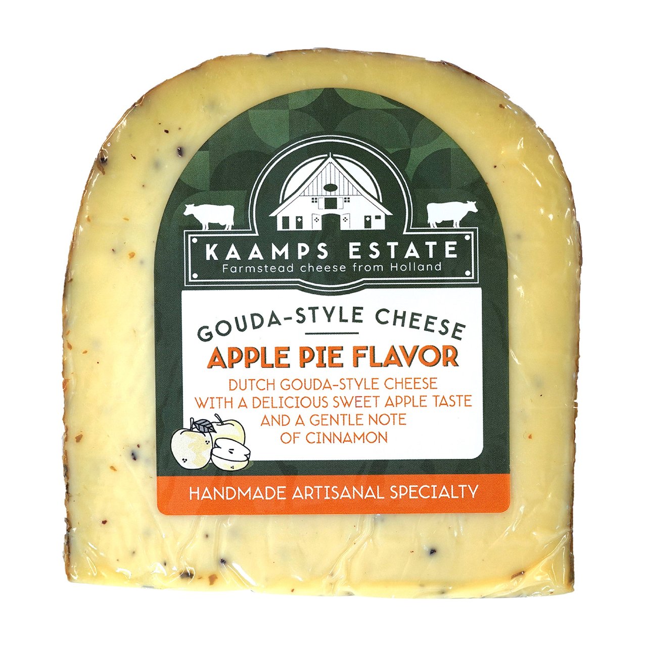 Kaamps Estate Apple Pie Flavor Gouda-Style Cheese Wedge (Price Per Pound) - Image 1