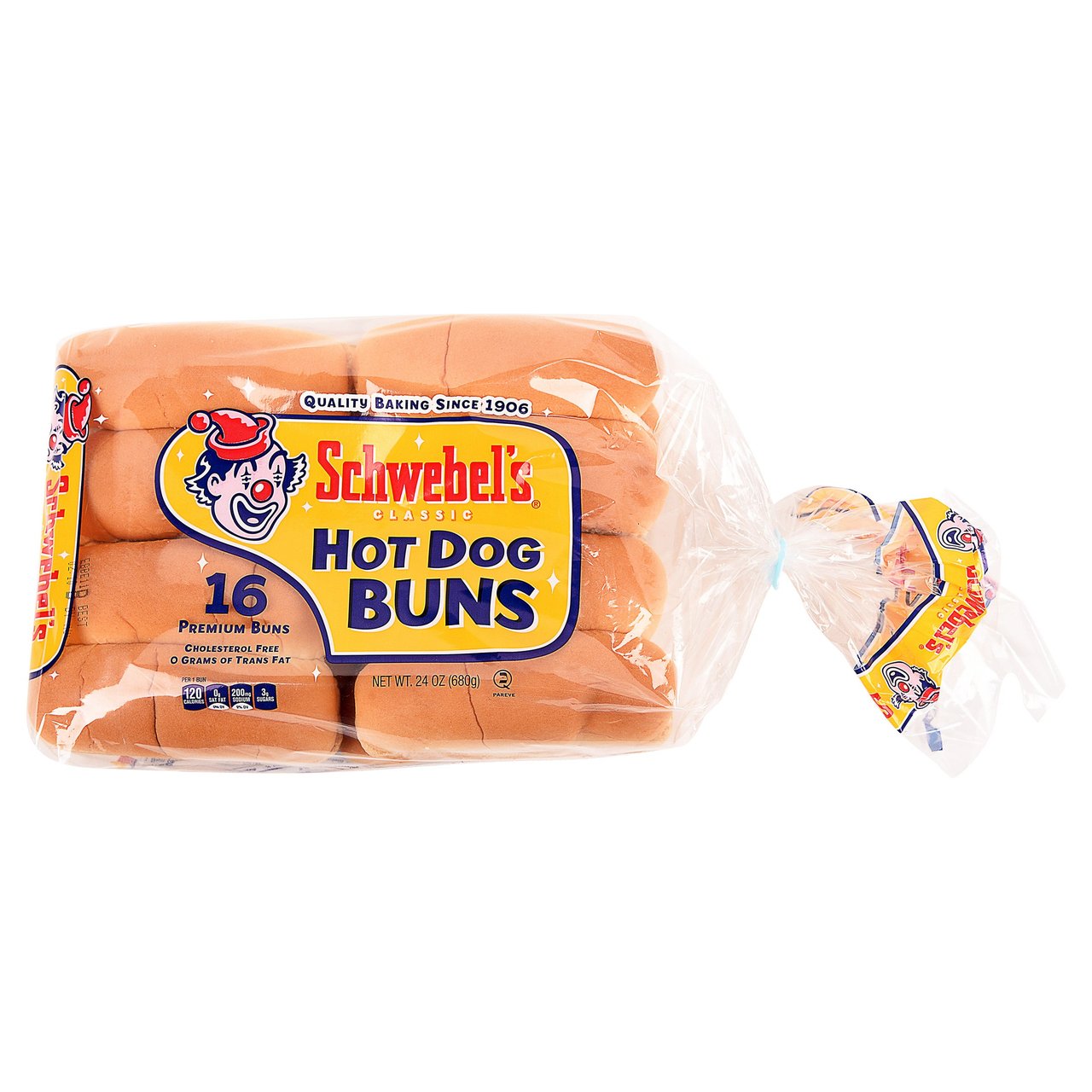 Schwebel's Hot Dog Rolls, 16 Count (1.5 lbs) - Image 1